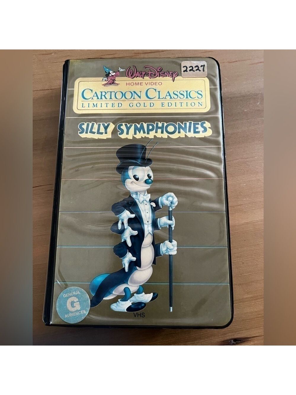 Walt Disney Cartoon Classics Limited Gold Edition Silly Symphonies VHS. 54 mins